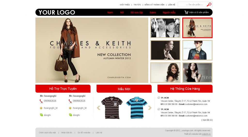kinh doanh quần áo bằng website