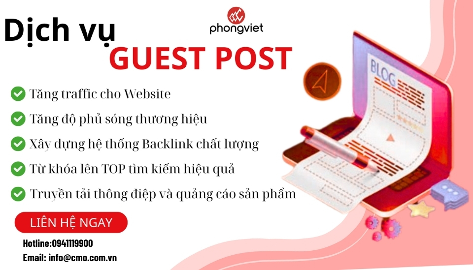 Dịch vụ Guest post